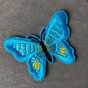 Set of 12 Iron On Butterfly Patches